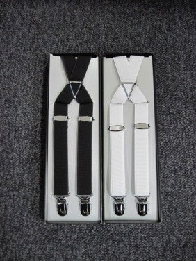 サスペンダー　　21mm　　白・黒　　　　